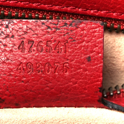 Gucci GG Supreme Monogram Small Queen Margaret Top Handle Bag Red 7 of 12
