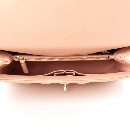 Chanel Caviar Quilted Small Coco Handle Flap Light Pink 5 of 11