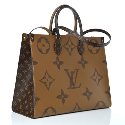 Louis Vuitton Reverse Monogram Giant Onthego GM 3 of 9