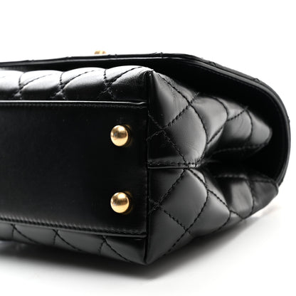 Chanel Calfskin Quilted Extra Mini Coco Handle Flap Black 10 of 10