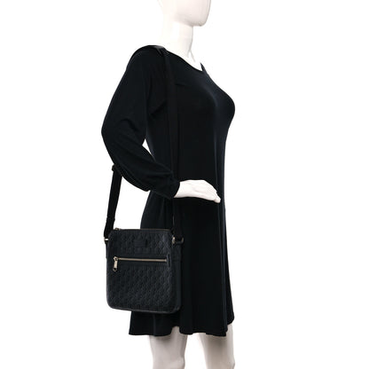 Gucci Guccissima Signature Small Messenger Bag Black 2 of 10