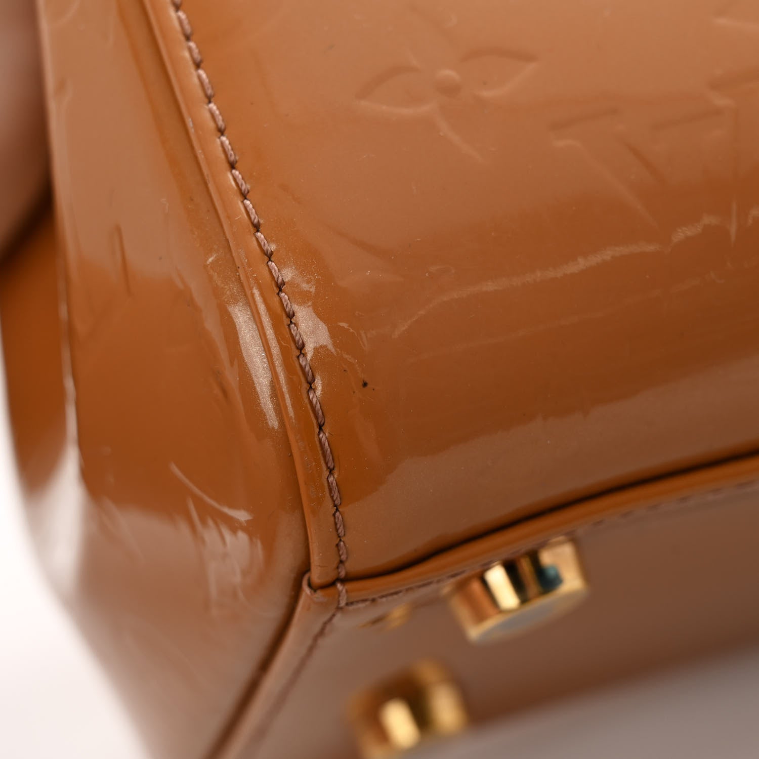 Louis Vuitton Vernis Brea MM Rose Velours 14 of 14