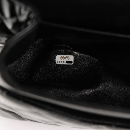 Chanel Patent Quilted Jumbo Double Flap Black 7 of 7