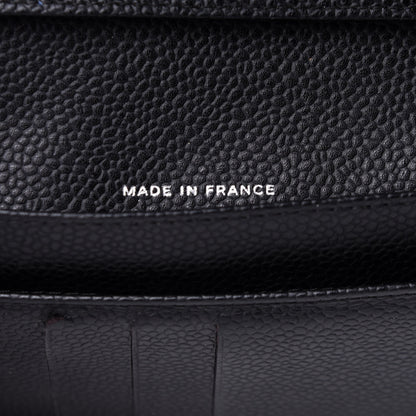 Chanel Caviar Quilted Large Flap Wallet Black 7 of 11