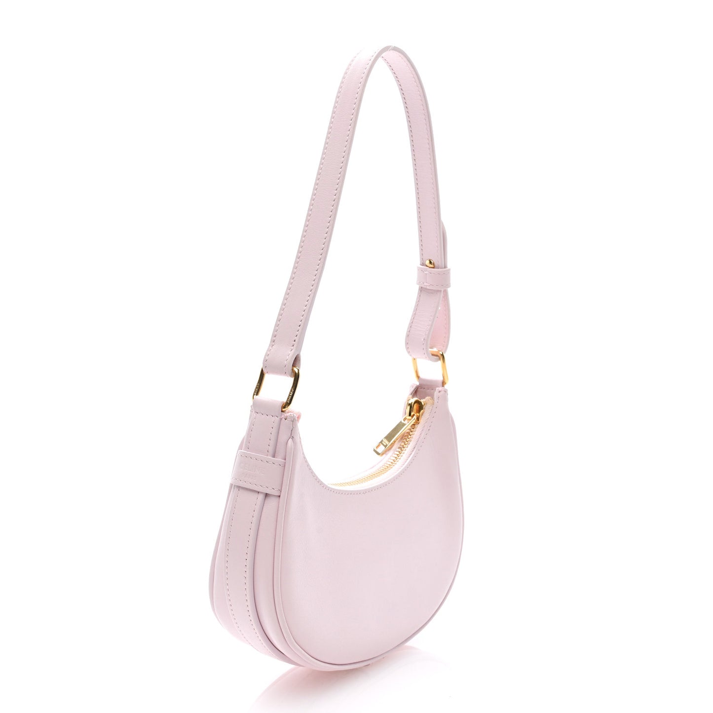 Smooth Calfskin Mini Ava Shoulder Bag Peony