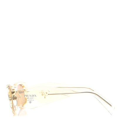 Prada Acetate Symbole Sunglasses SPR 17W Transparent Gold 3 of 8