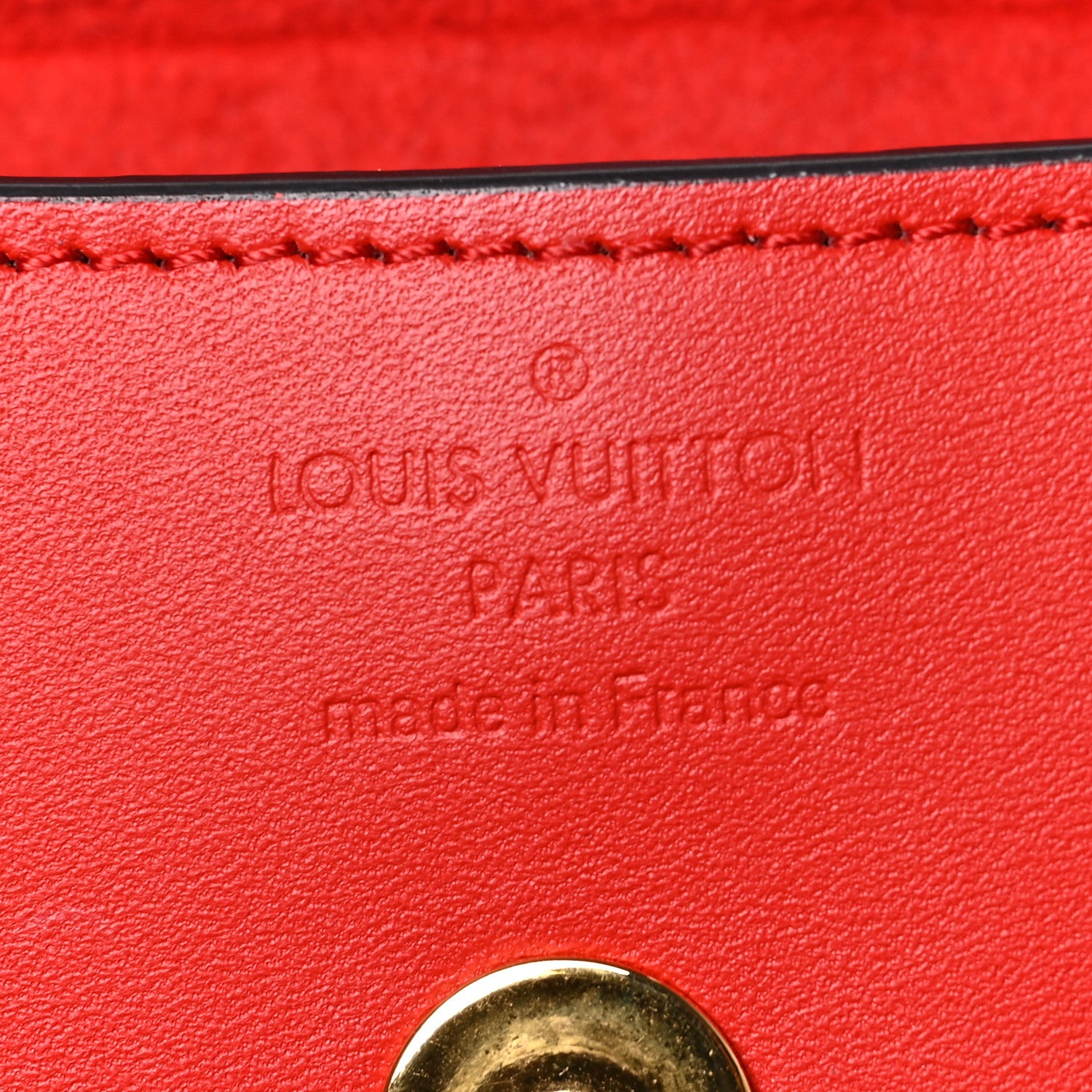 Louis Vuitton Monogram Woody Sunglass Case Rouge 6 of 6