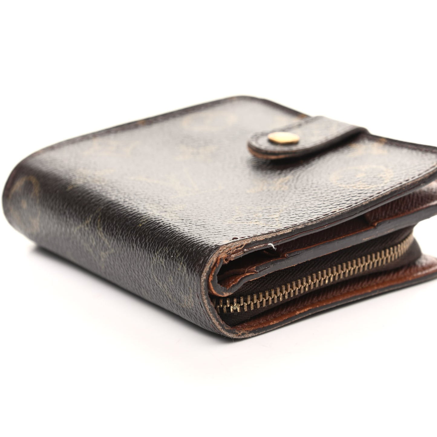 Monogram Compact Zippe Zipped Wallet