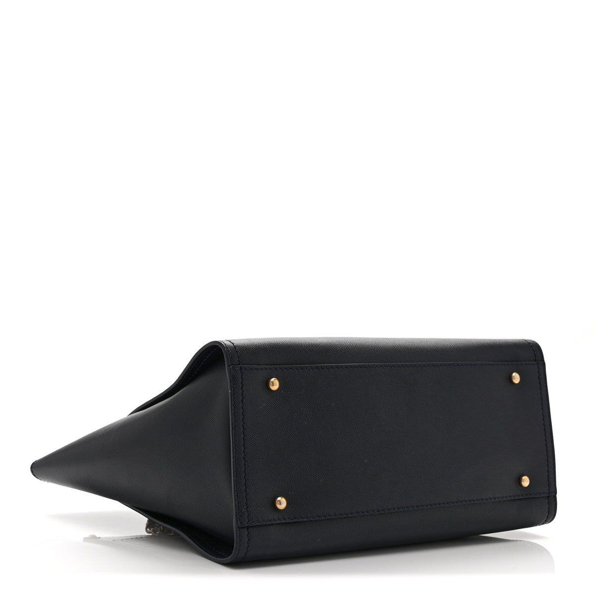 Caviar Small Studded Deauville Tote Navy