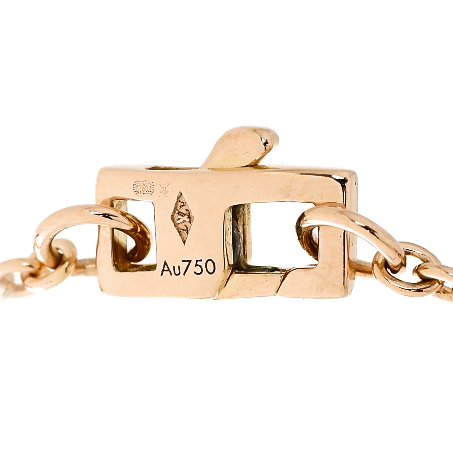 Louis Vuitton 18K Pink Gold Mother of Pearl Color Blossom BB Sun Bracelet 3 of 5