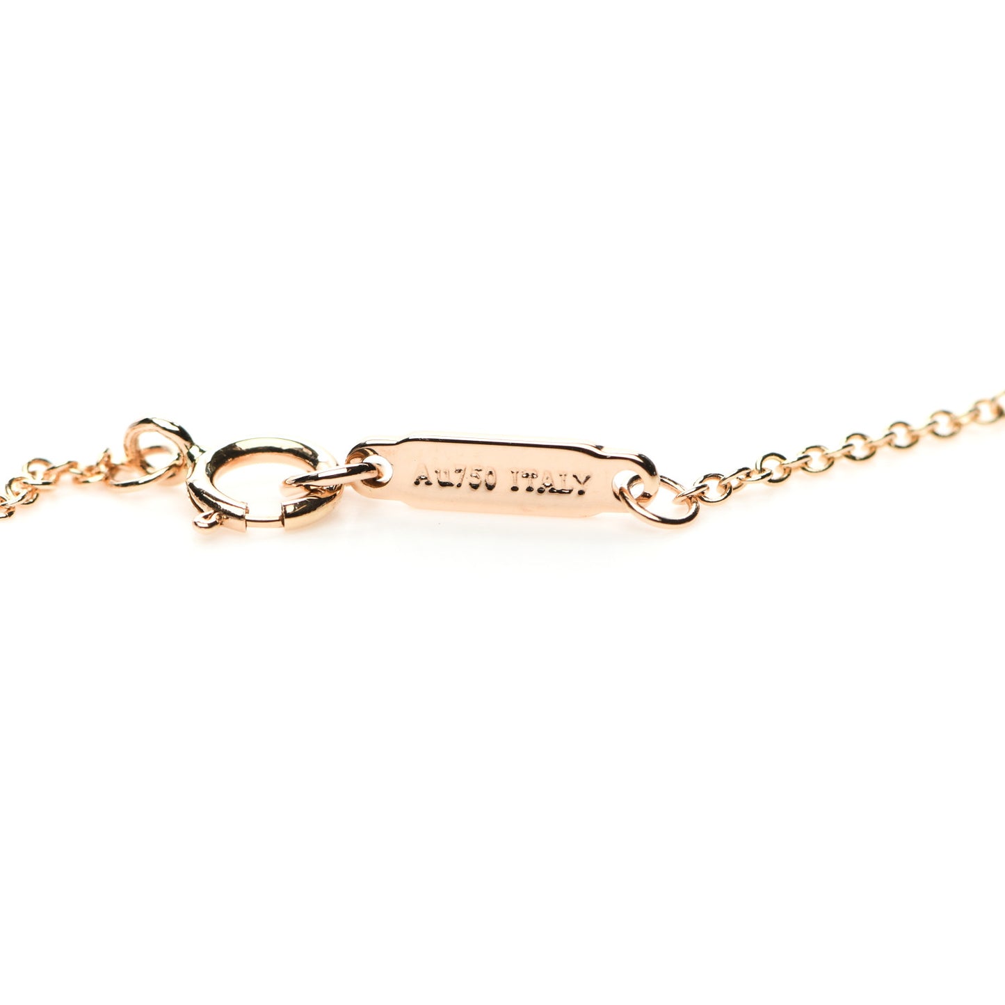 18K Rose Gold Diamond Paper Flowers Pave Pendant Necklace