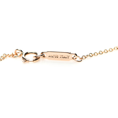 Tiffany 18K Rose Gold Diamond Paper Flowers Pave Pendant Necklace 4 of 6