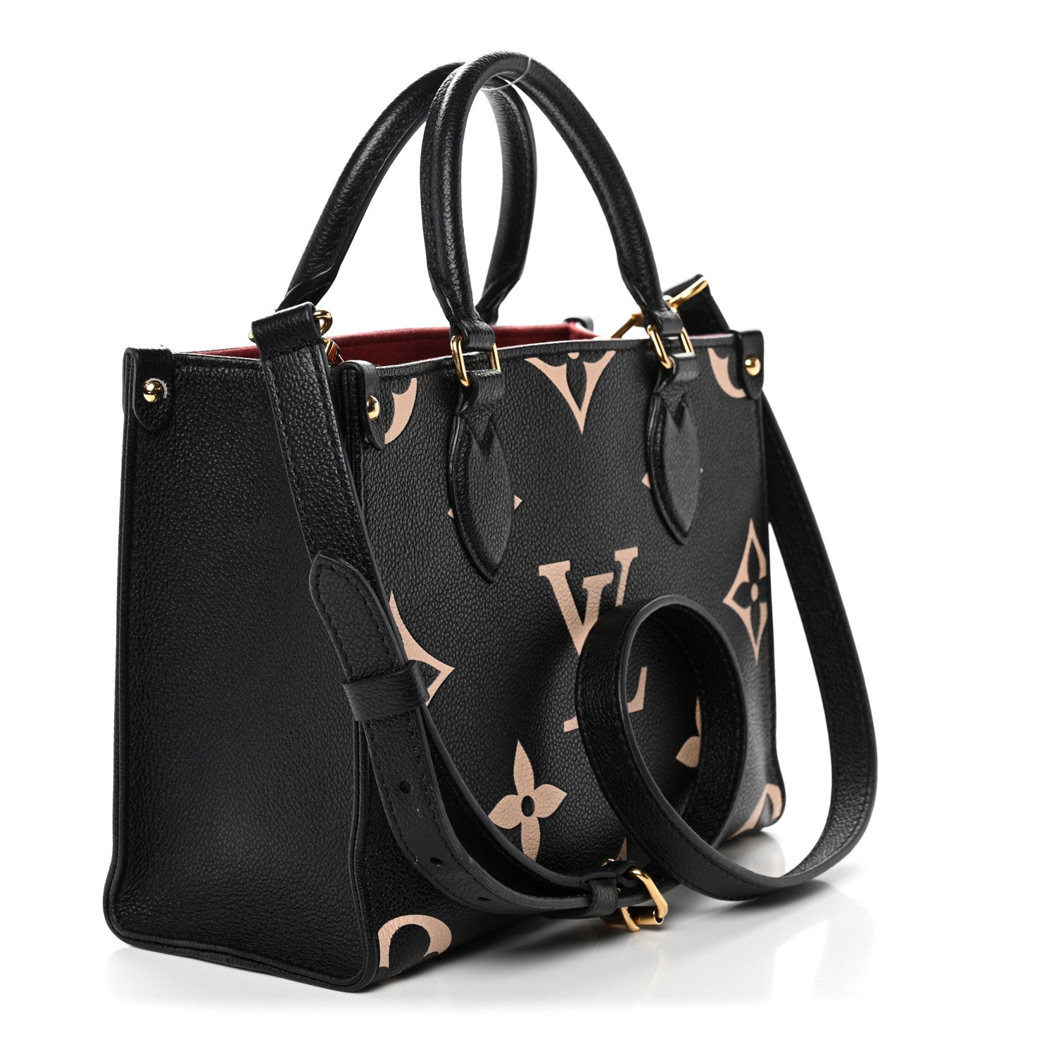 Louis Vuitton Empreinte Monogram Giant Onthego PM Black Beige 3 of 10