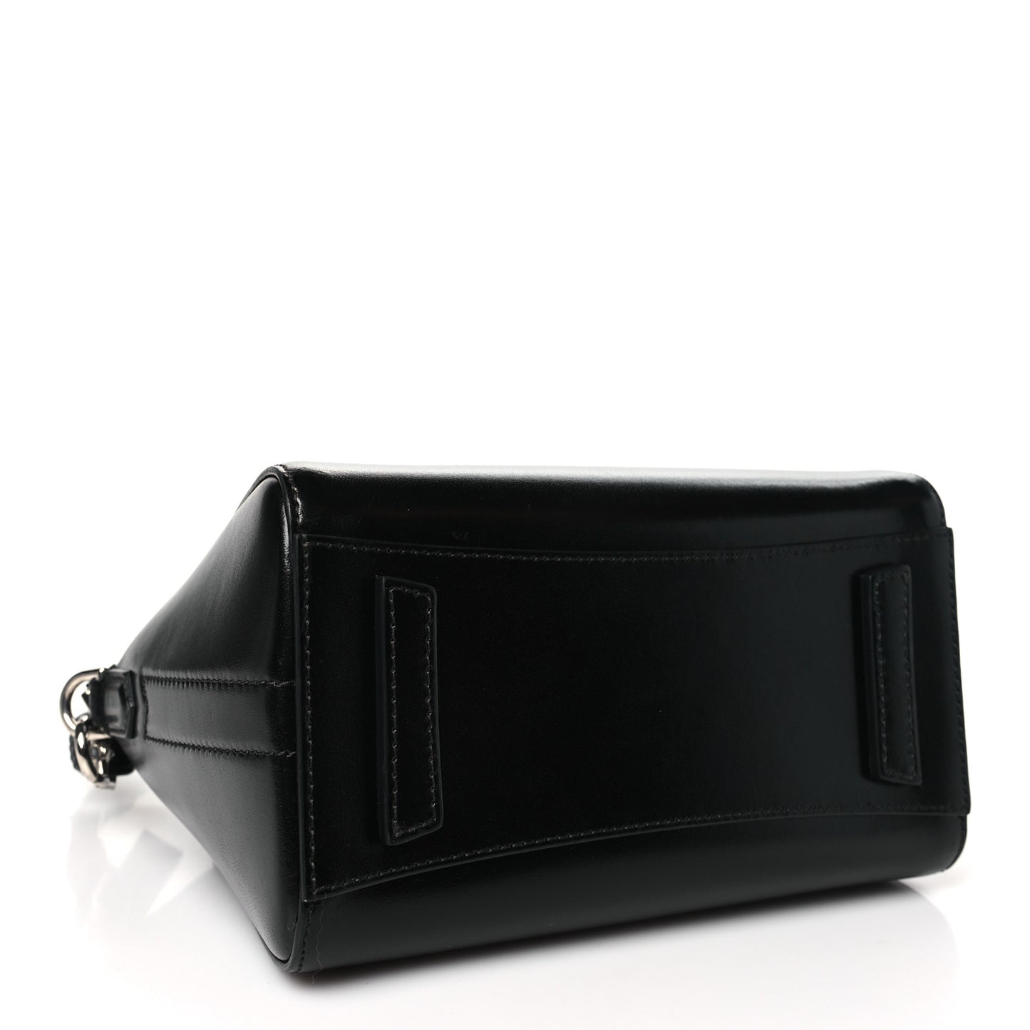 Shiny Lord Calfskin Mini Antigona Black