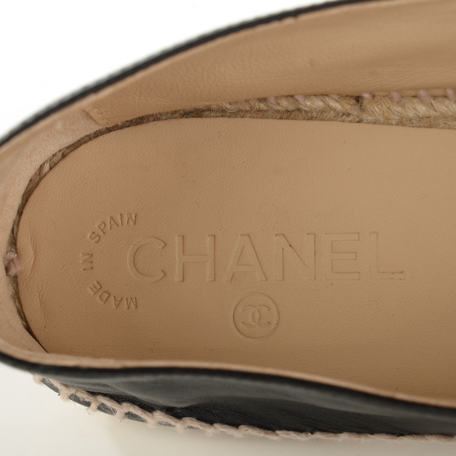 Chanel Lambskin CC Mens Espadrilles 43 Black 6 of 11