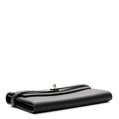 Hermes Epsom Kelly Longue Wallet Black 4 of 8