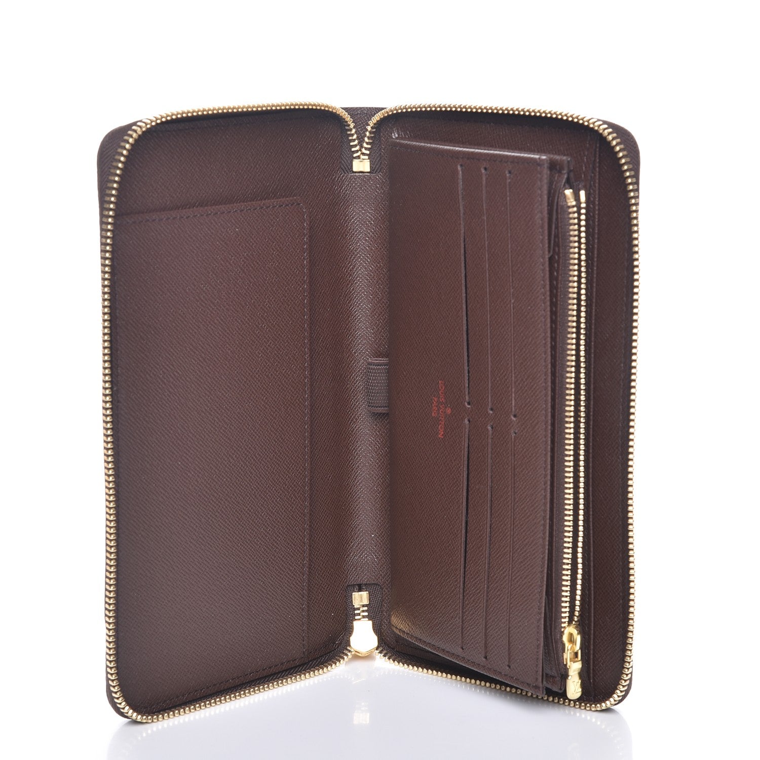 Louis Vuitton Damier Ebene Zippy Organizer Wallet 5 of 7