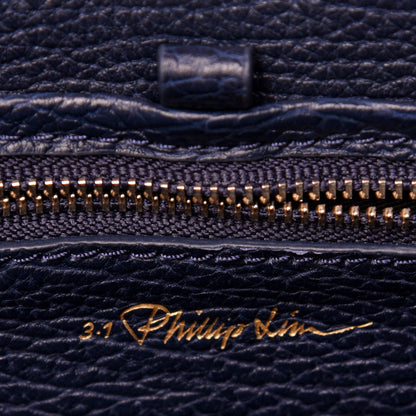 3.1 Phillip Lim Textured Calfskin Mini Pashli Satchel Ink 7 of 11