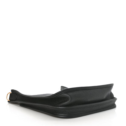 Hermes Taurillon Clemence Evelyne III PM Black 4 of 10