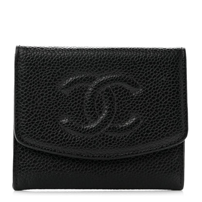 Chanel Caviar Timeless CC Flap Wallet Black 1 of 10