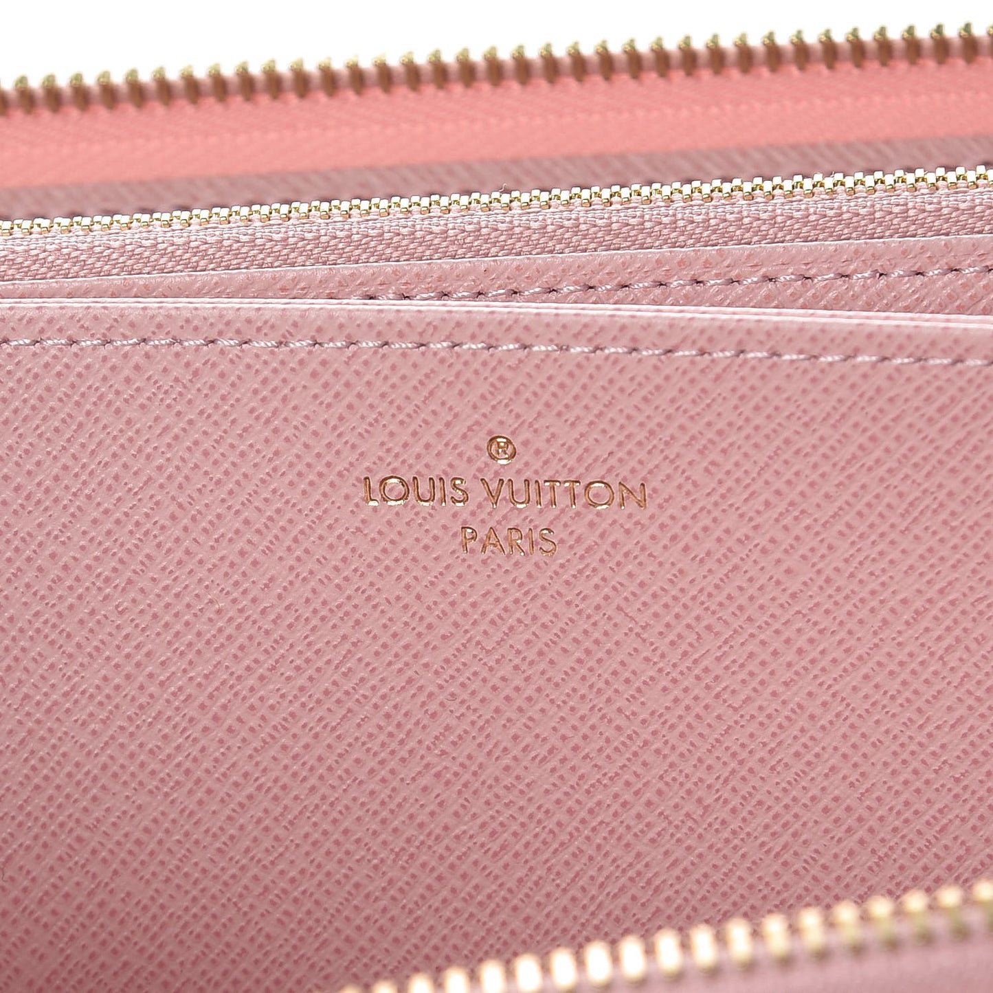Damier Azur Zippy Wallet Rose Ballerine