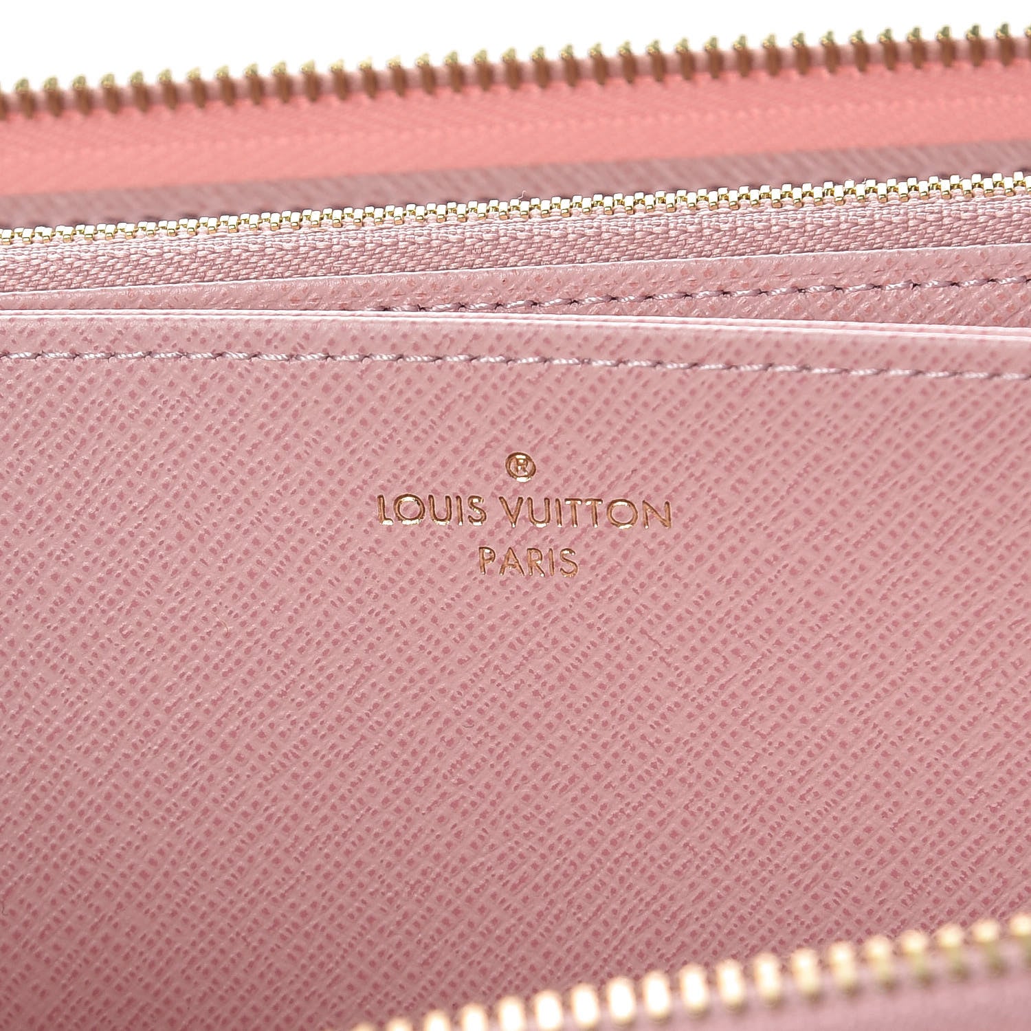 Louis Vuitton Damier Azur Zippy Wallet Rose Ballerine 6 of 9