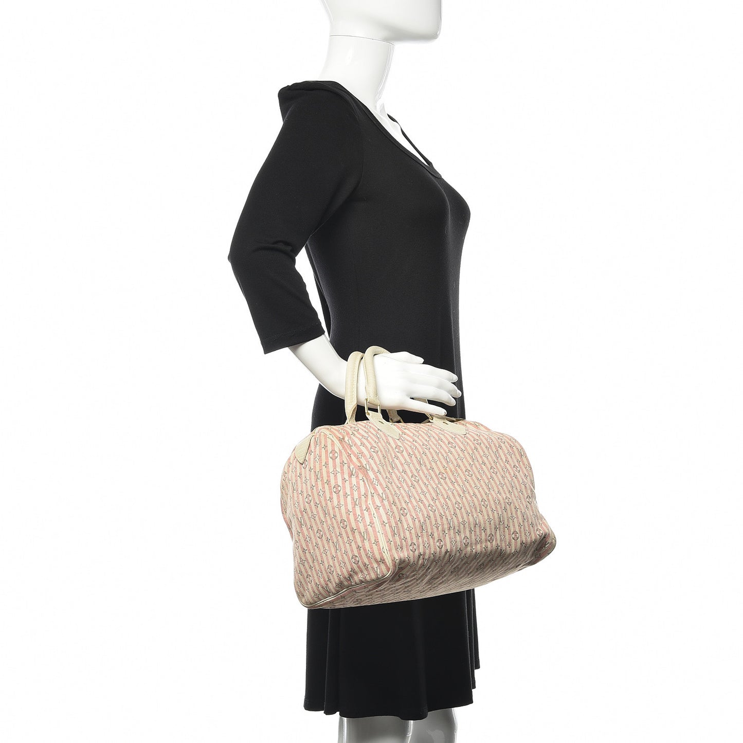 Mini Lin Croisette Speedy 30 Rouge