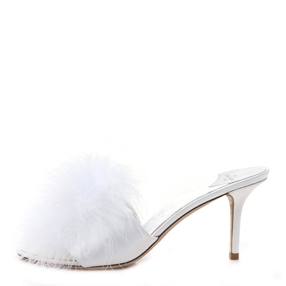 Louis Vuitton Marabou Crystal LV Marilyn Mule 40 White 1 of 8