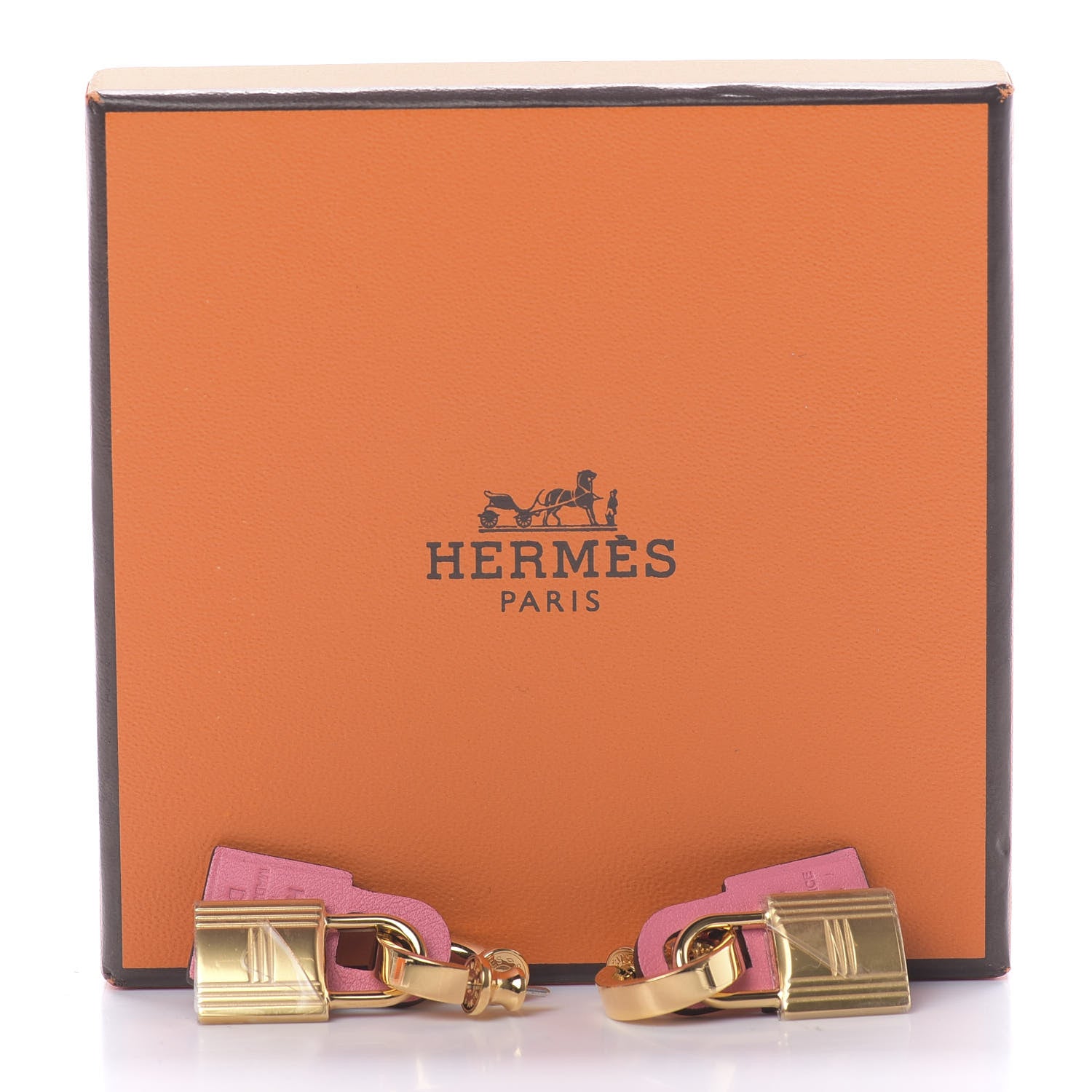 Hermes Swift O'Kelly Earrings Rose Confetti 6 of 6
