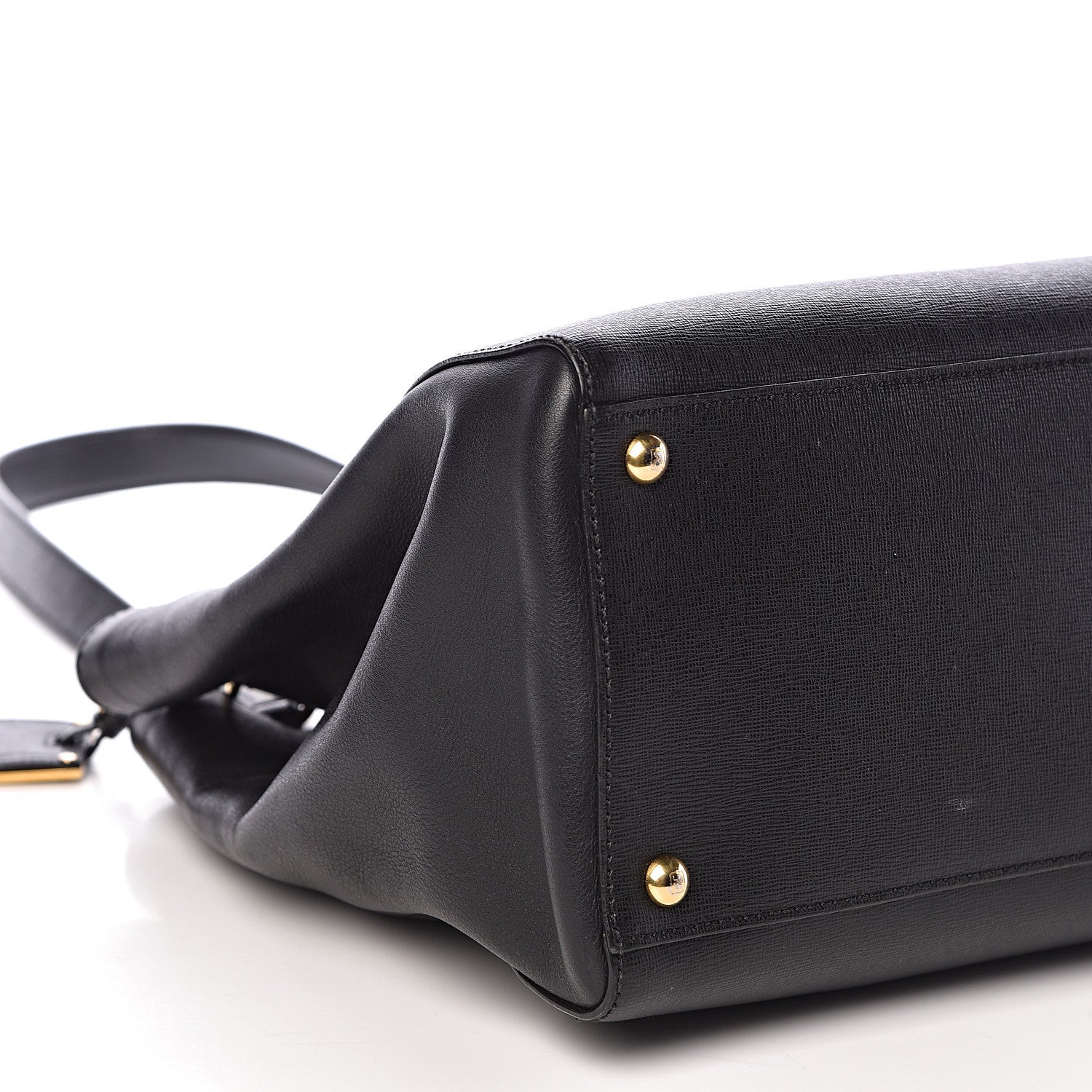 Fendi Vitello Elite Regular 2Jours Tote Black 9 of 11