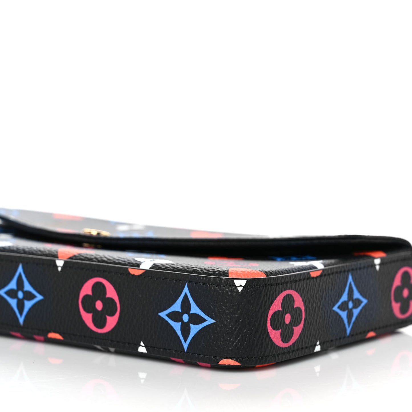 Game On Felicie Chain Wallet Black