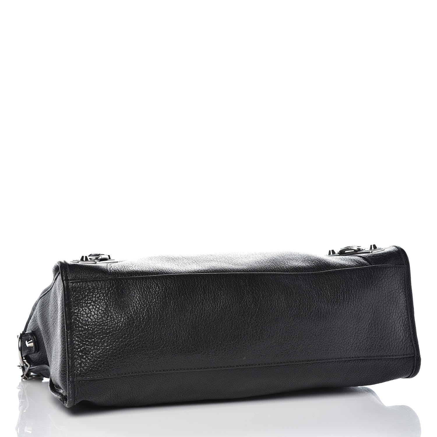 Balenciaga Chevre Silver Metallic Edge Hardware City Black 5 of 9