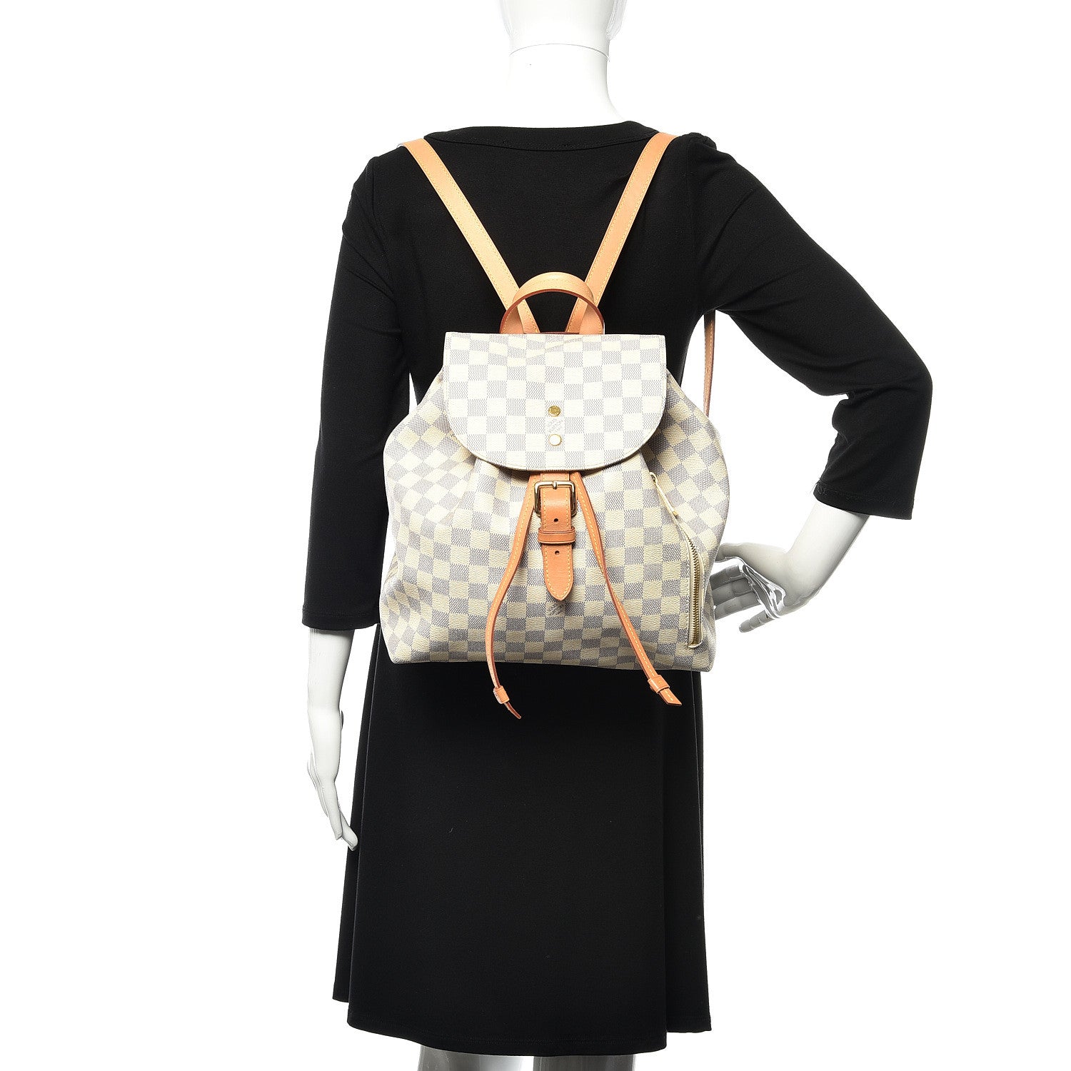 Louis Vuitton Damier Azur Sperone Backpack 2 of 11