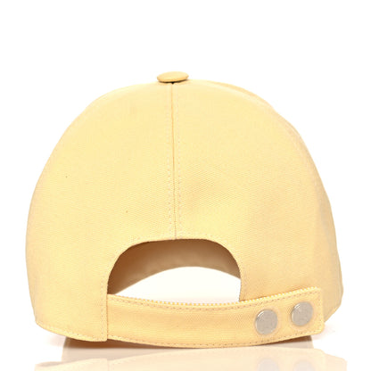 Hermes Cotton Canvas Tess Hat 58 Jaune Sable 5 of 7