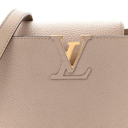 Louis Vuitton Taurillon Snakeskin Capucines PM Galet 7 of 9