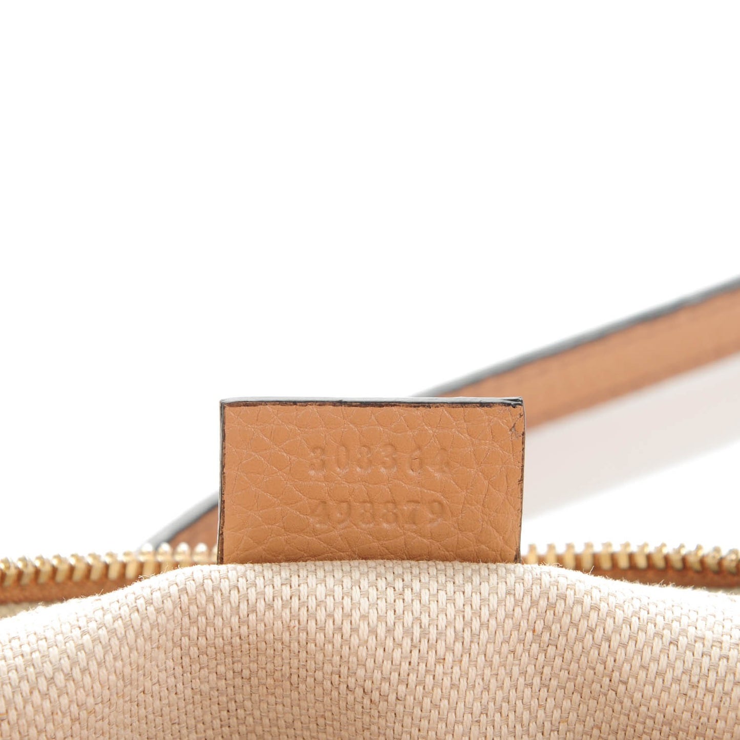 Pebbled Calfskin Small Soho Disco Bag Camelia