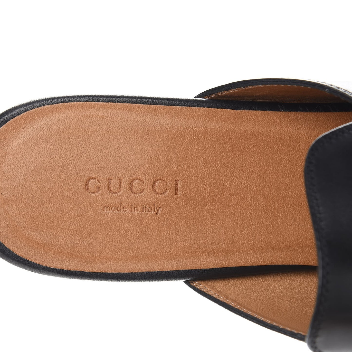 Calfskin Princetown Slippers 40.5 Black