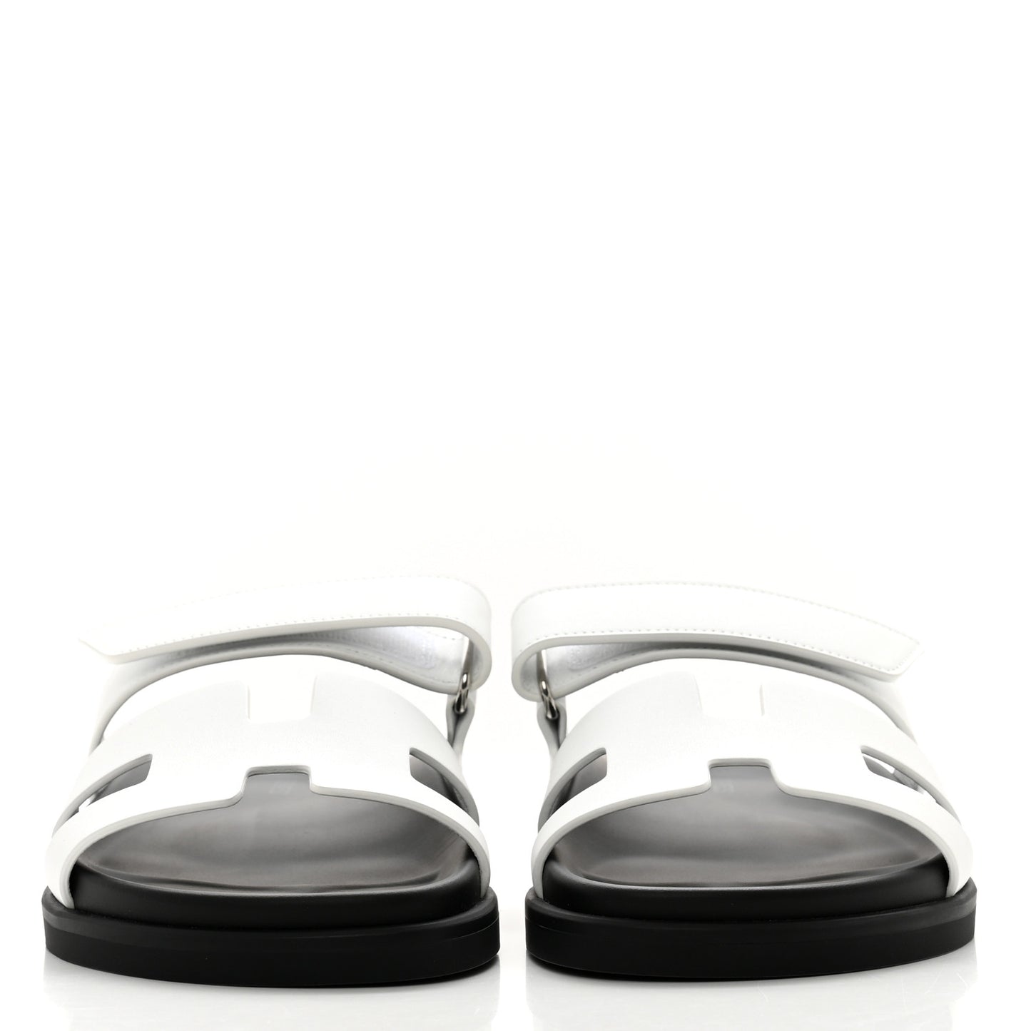 Calfskin Womens Chypre Sandals 36 White