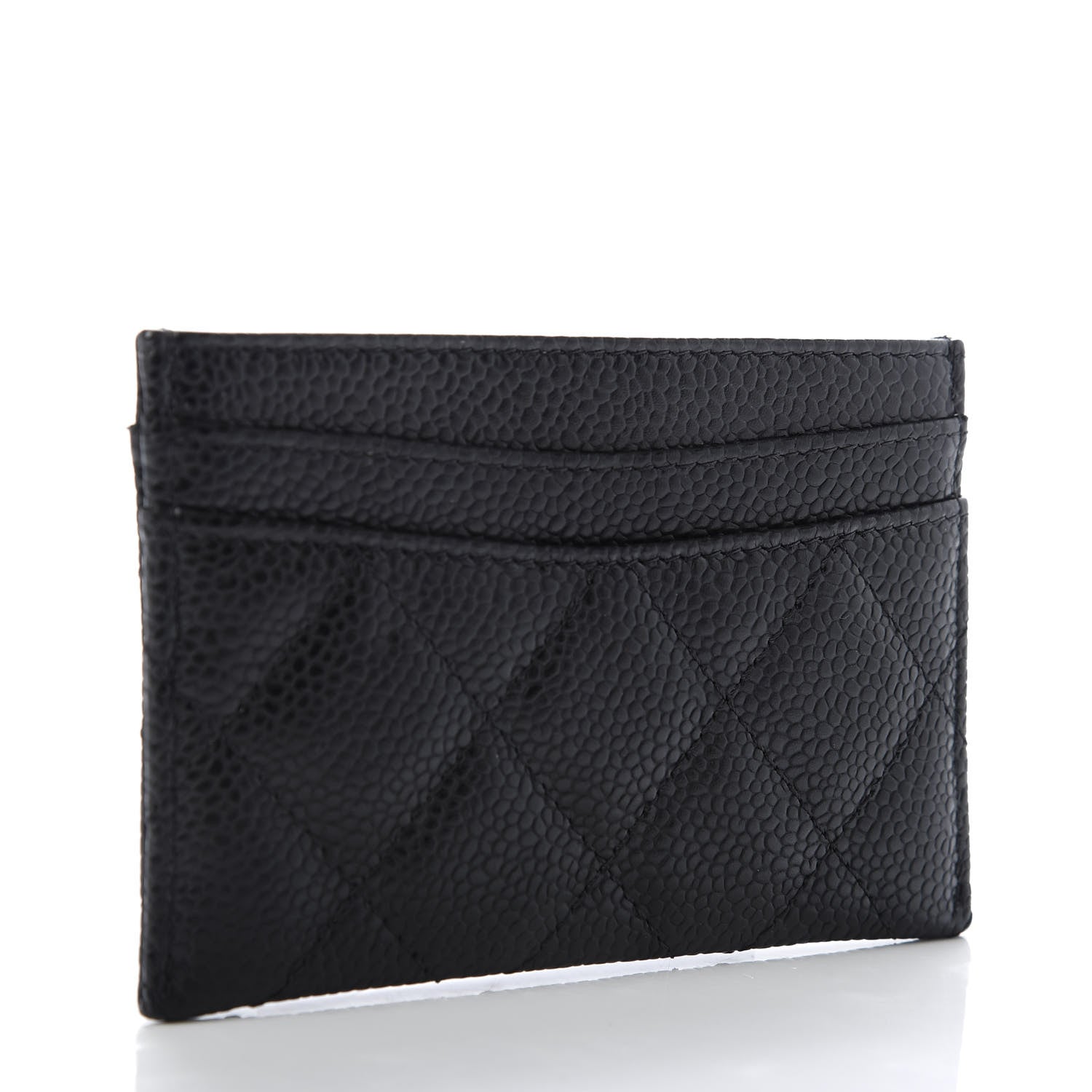 Chanel Caviar Quilted Card Holder Black 3 of 9