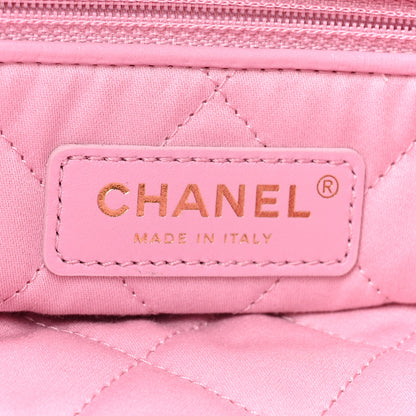 Chanel Shiny Calfskin Quilted Small Chanel 22 Pink 9 of 11