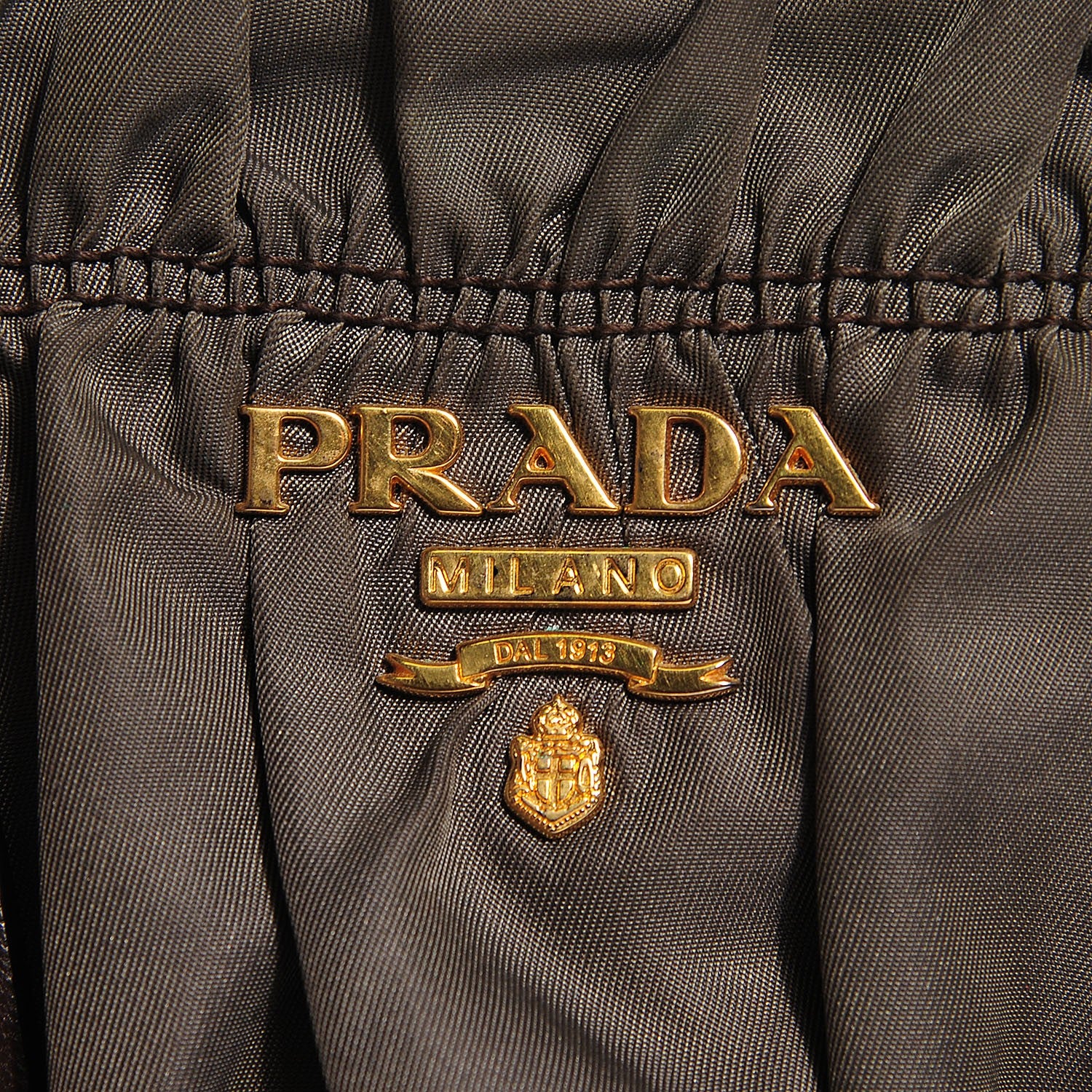 Prada Tessuto Nylon Gaufre Tote Fumo 6 of 10