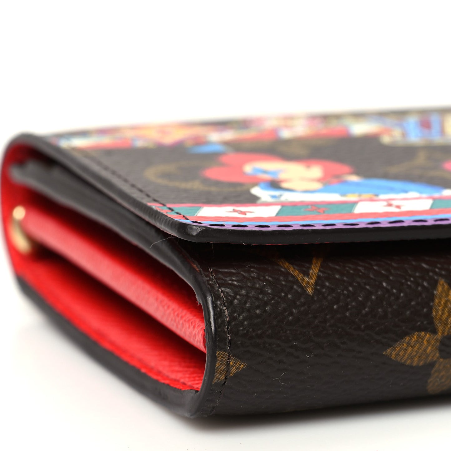 Monogram 2020 Christmas Animation Sarah Wallet Coquelicot