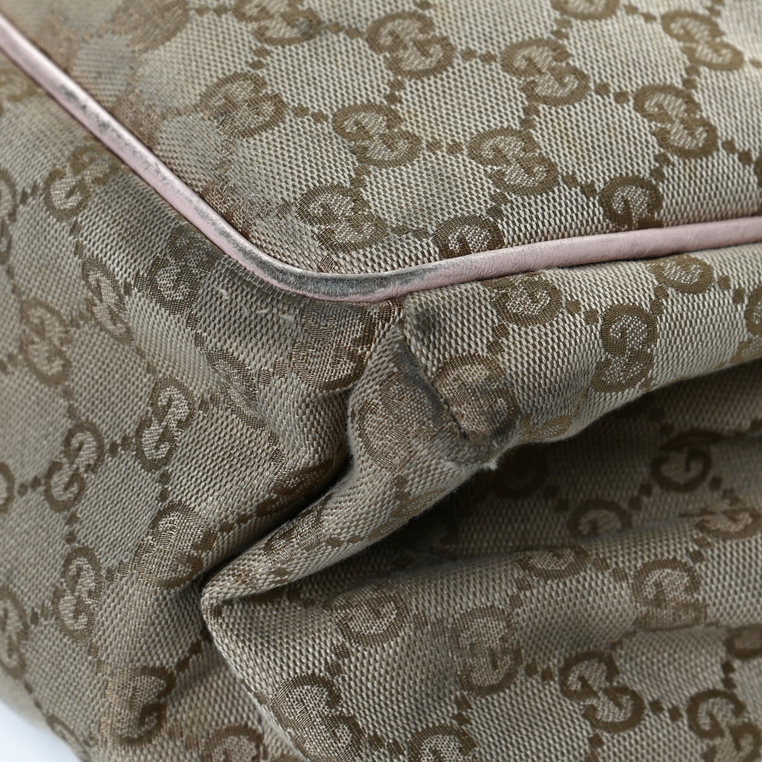 Gucci Monogram Web Diaper Bag Pink 11 of 15
