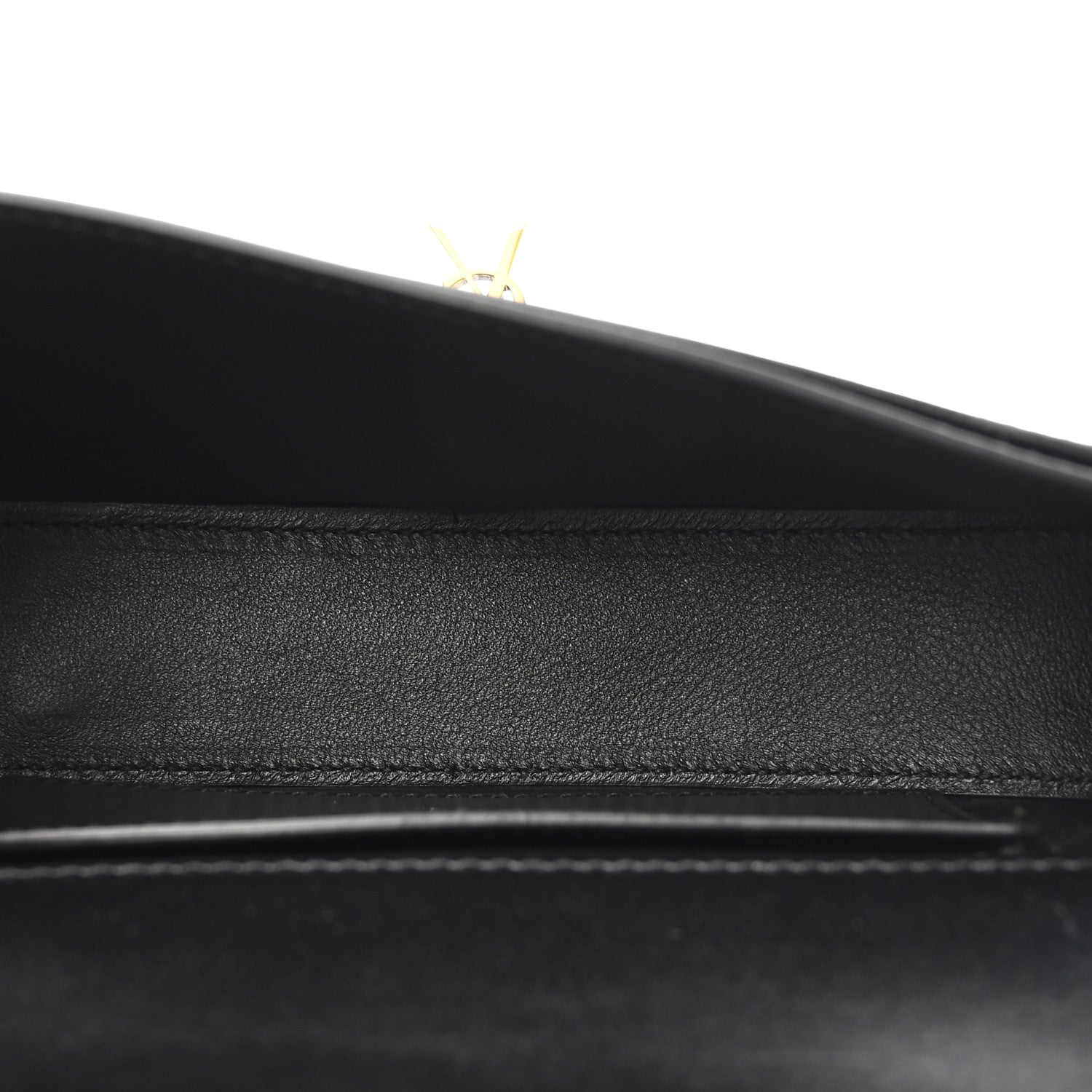Saint Laurent Box Calfskin Mini Voltaire Shoulder Bag Black 5 of 10