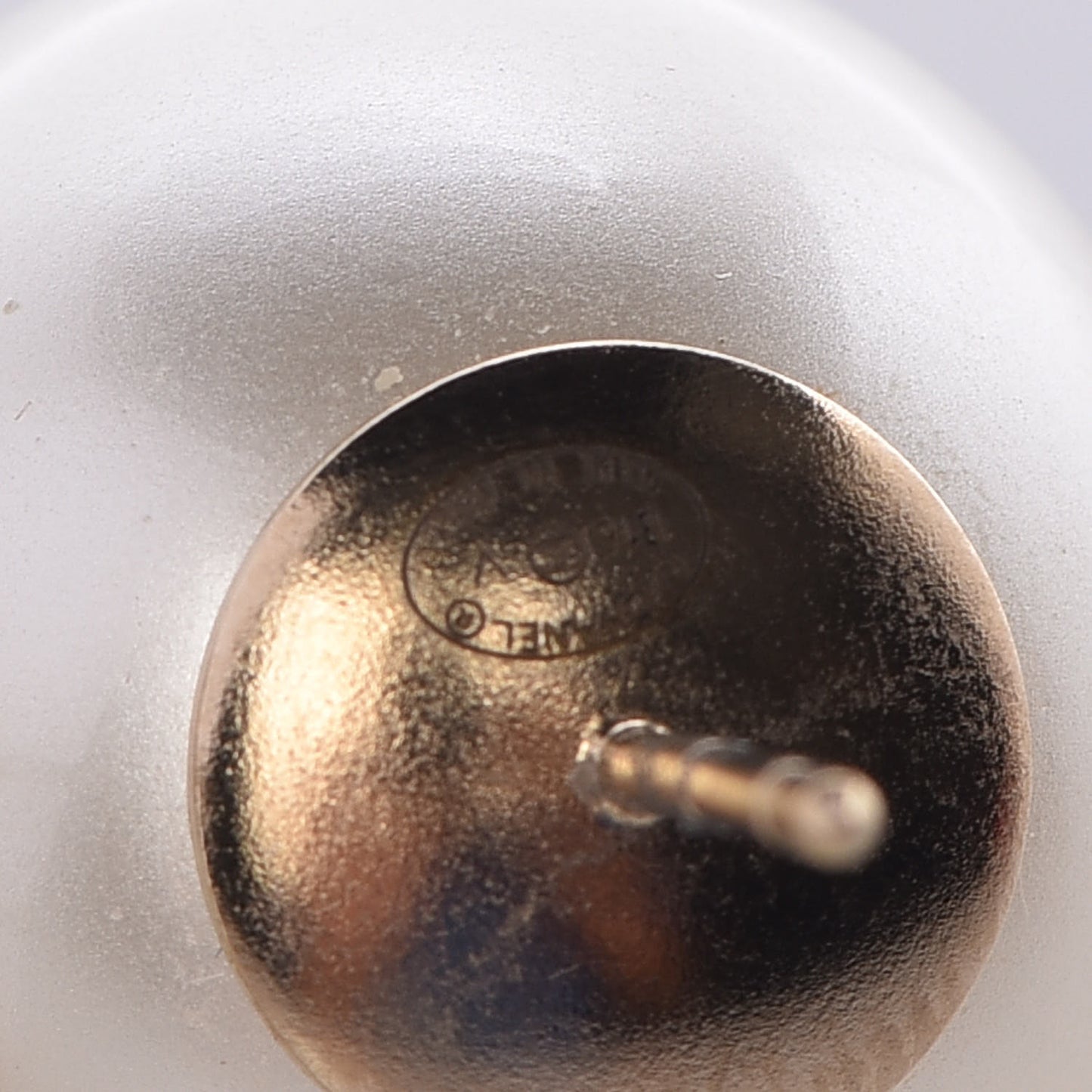 Pearl CC Large Earrings Gold