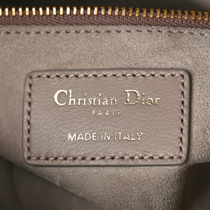 Christian Dior Lambskin Cannage Small My ABCDior Lady Dior Taupe 6 of 8