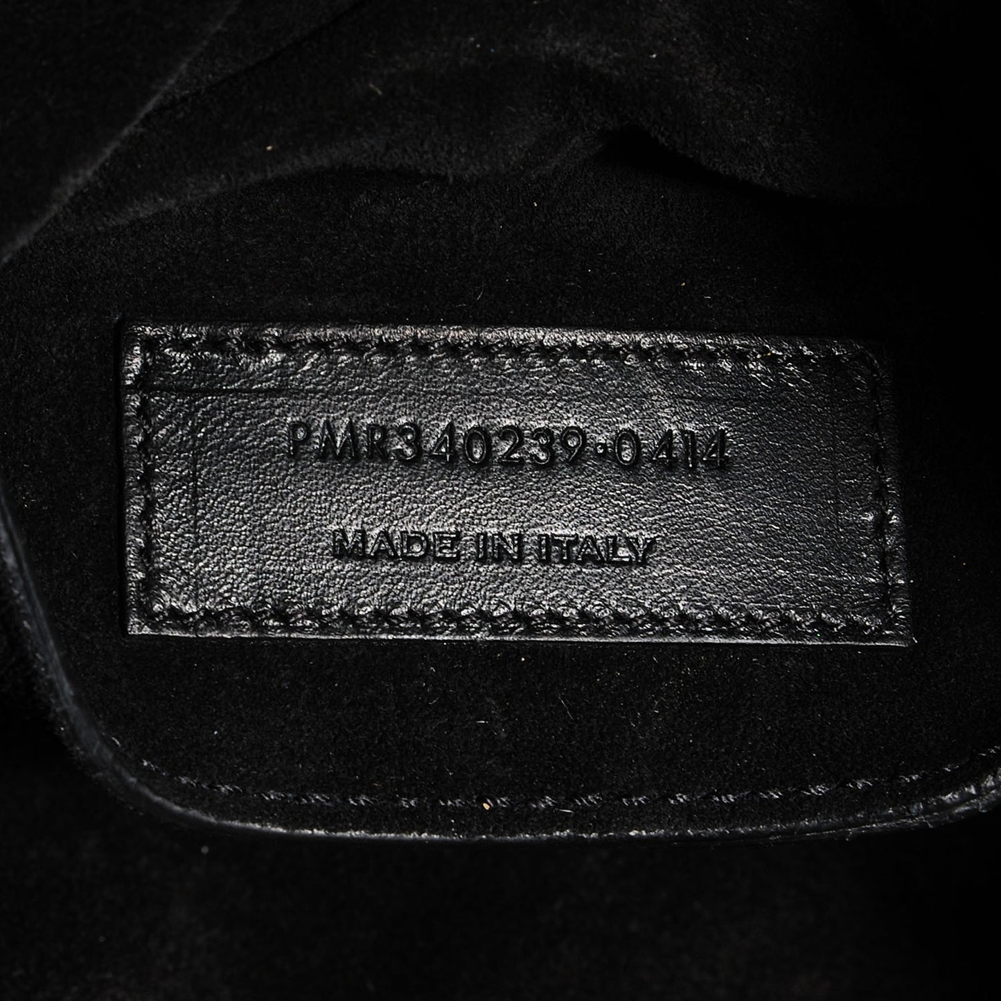 Calfskin Large Emmanuelle Bucket Bag Black
