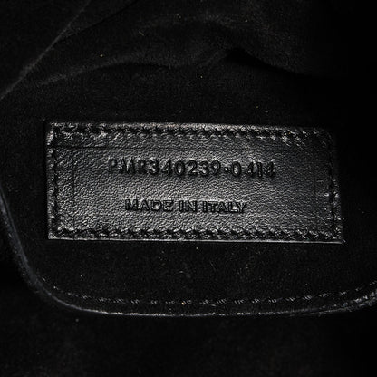 Saint Laurent Calfskin Large Emmanuelle Bucket Bag Black 8 of 8