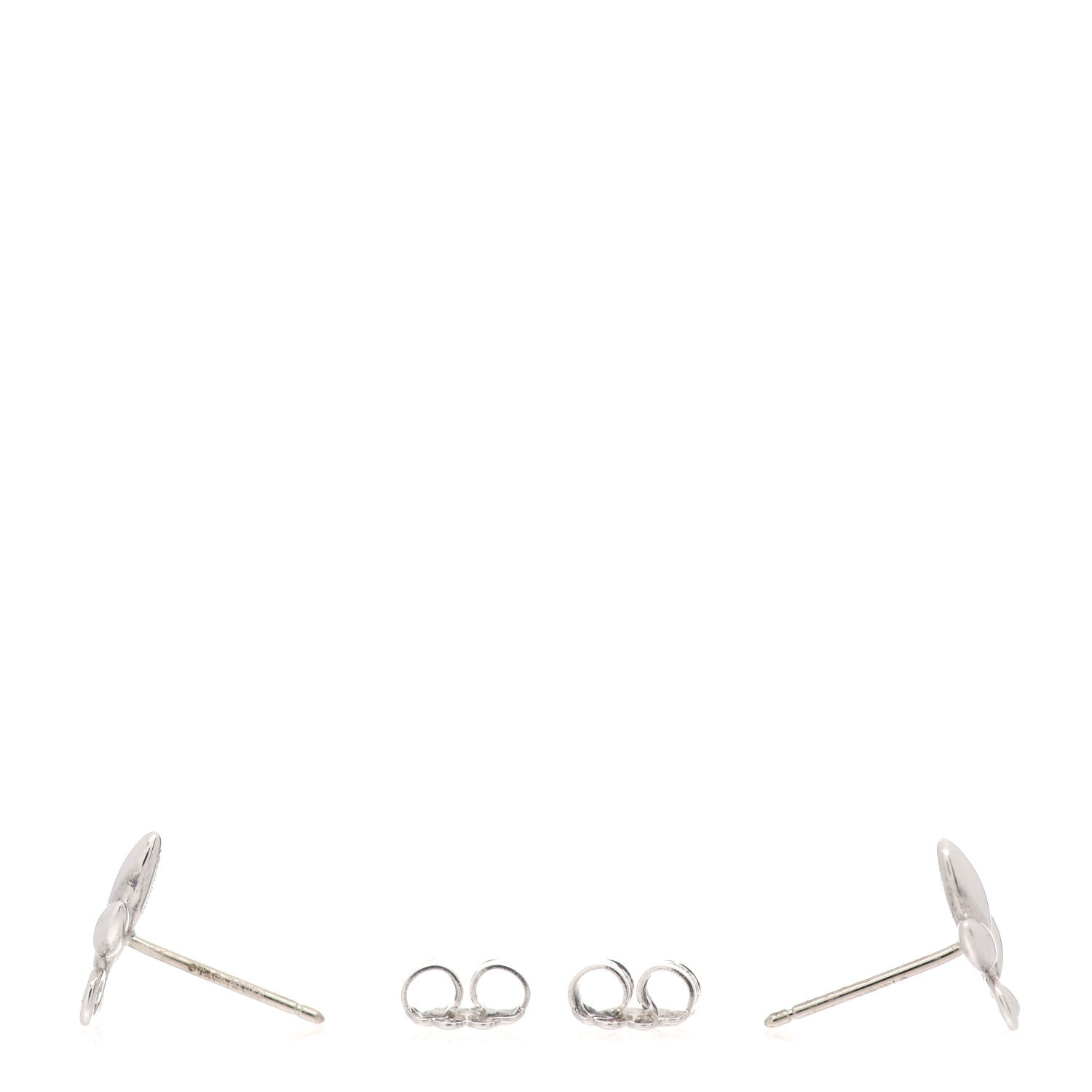 Tiffany Sterling Silver Paloma Picasso Olive Leaf Earrings 3 of 5