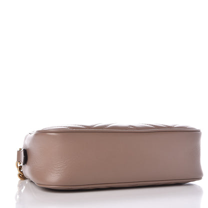 Gucci Calfskin Matelasse Small GG Marmont Chain Shoulder Bag Porcelain Rose 4 of 7